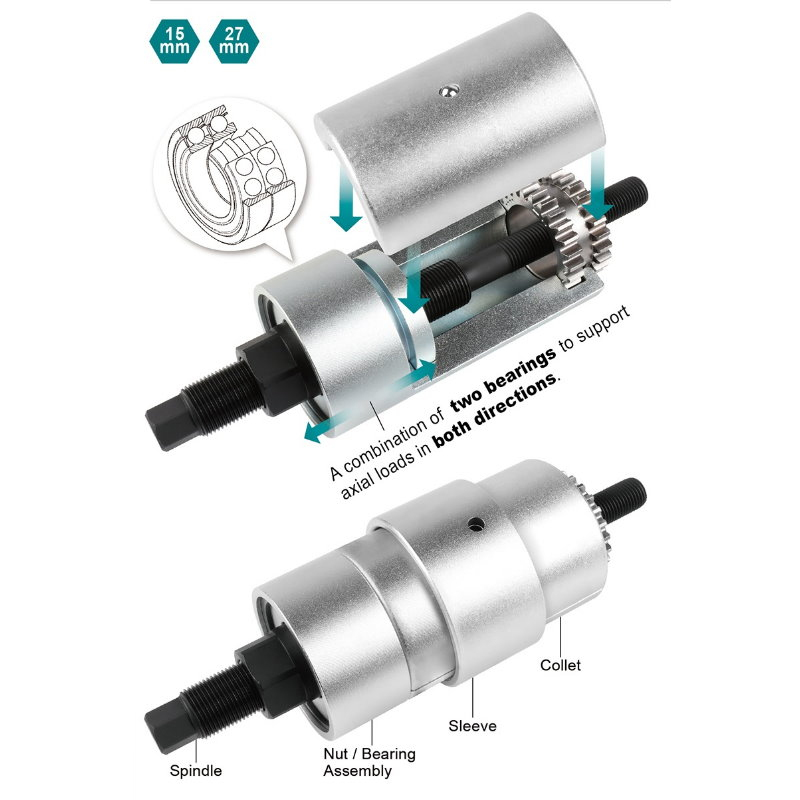 [EUS] 3736 Crankshaft Sprocket Removal Tool For VAG (1.2 TSI / TFSI ...